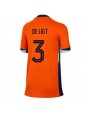 Niederlande Matthijs de Ligt #3 Heimtrikot für Frauen EM 2024 Kurzarm